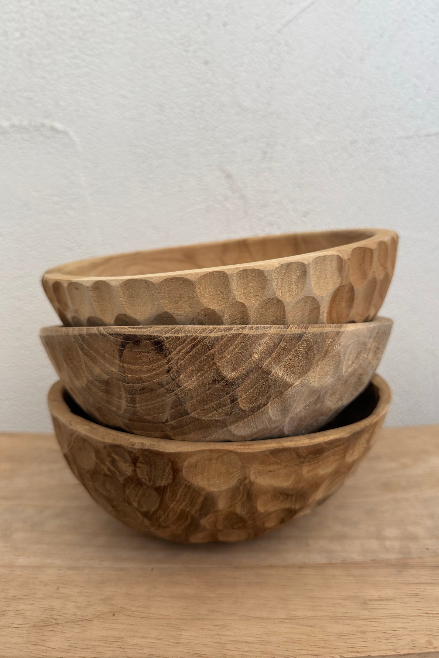 Teak Dimple Bowl