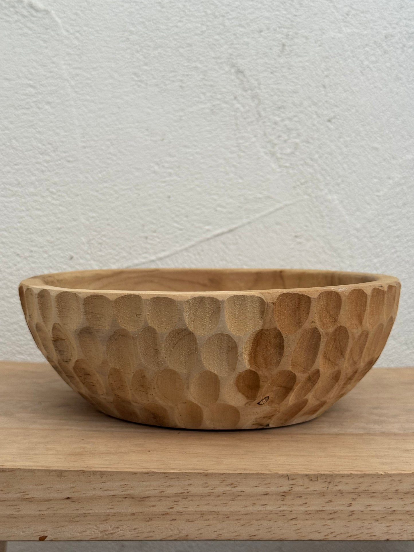 Teak Dimple Bowl