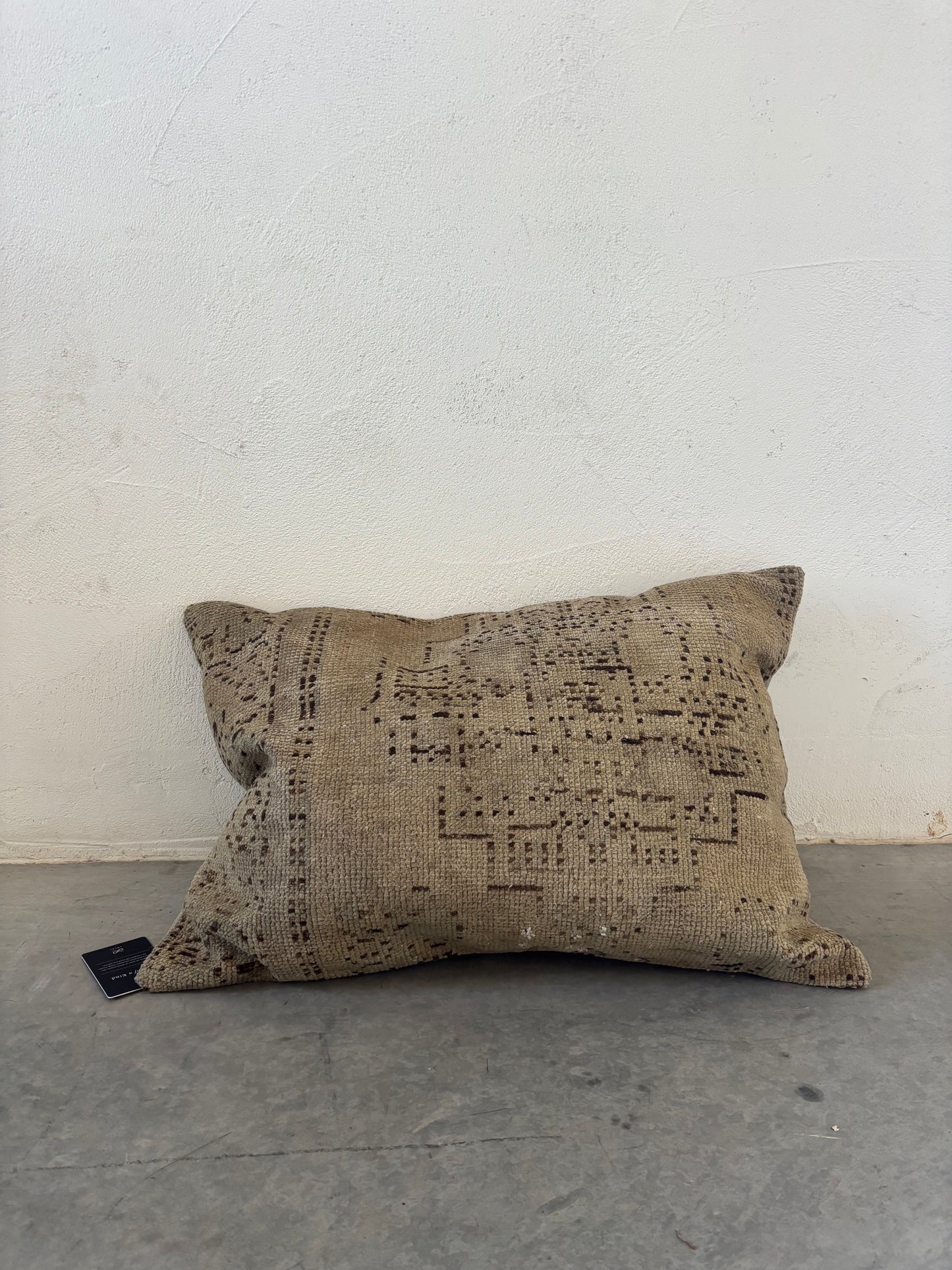 One of a kind 20x28 oversized lumbar pillow