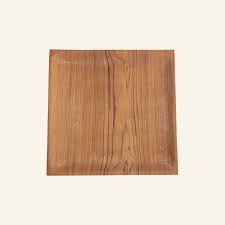 Teak Square Plate
