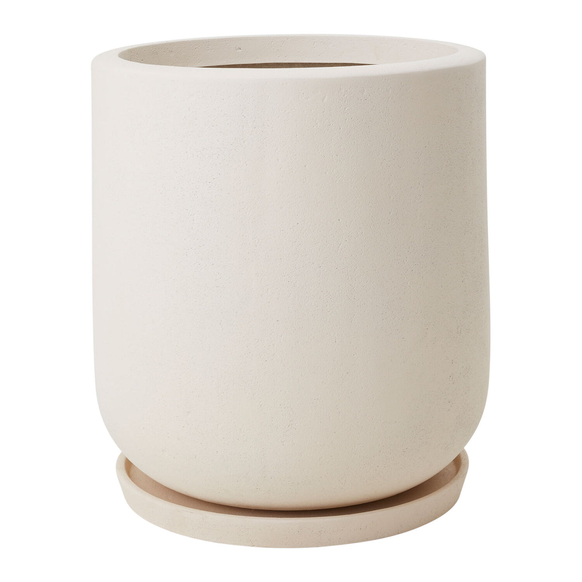 Stonecast Planter with Saucer