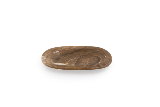 Oval Aragonite Dish