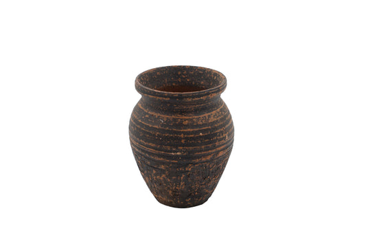 Black and Terracotta Vase