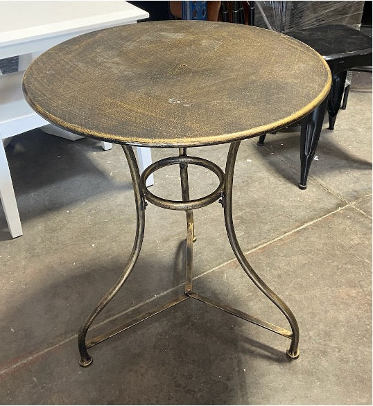 Brass 3 Leg Side Table