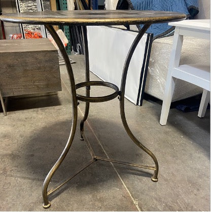 Brass 3 Leg Side Table