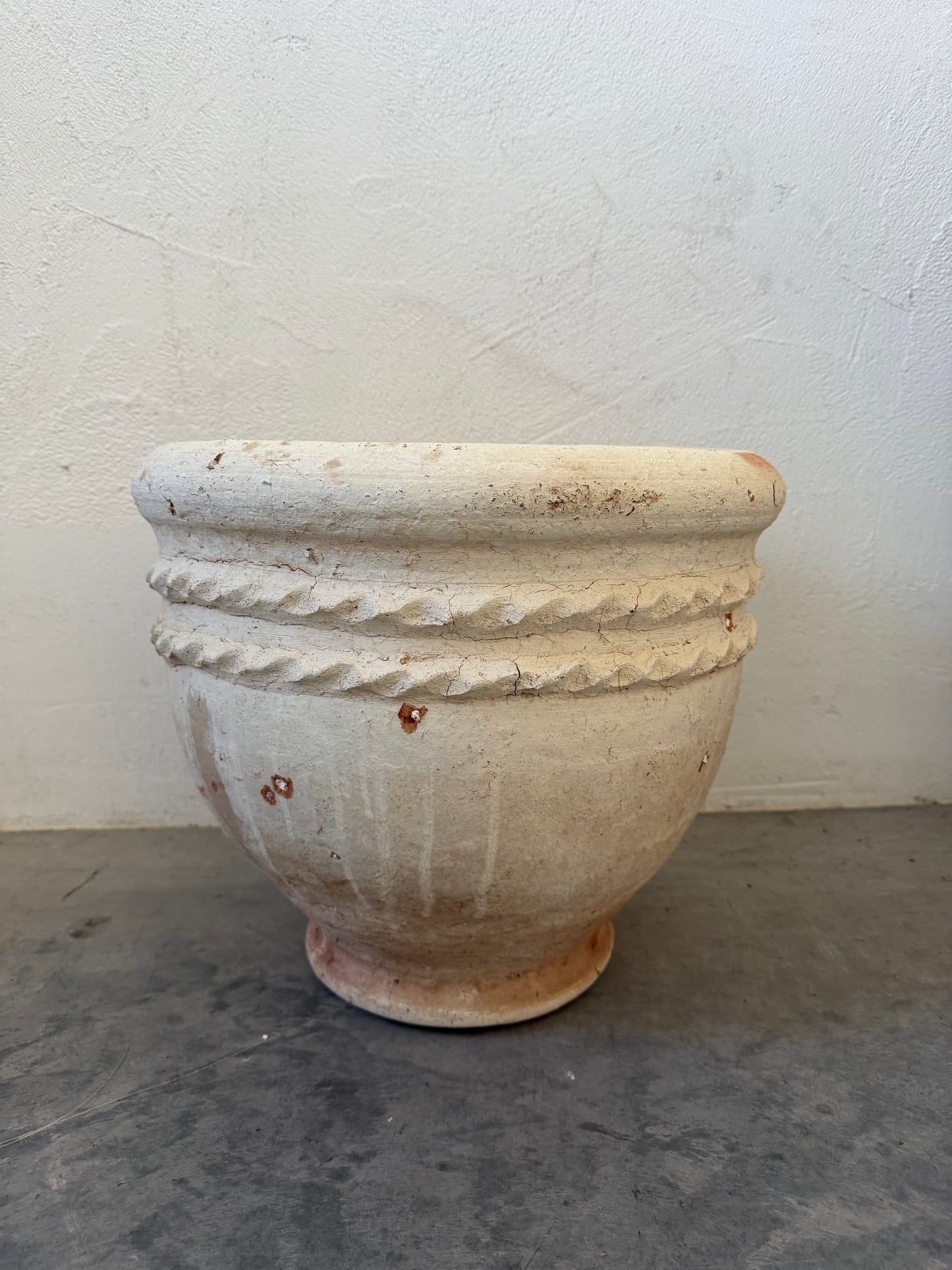 Cream Outdoor Planter