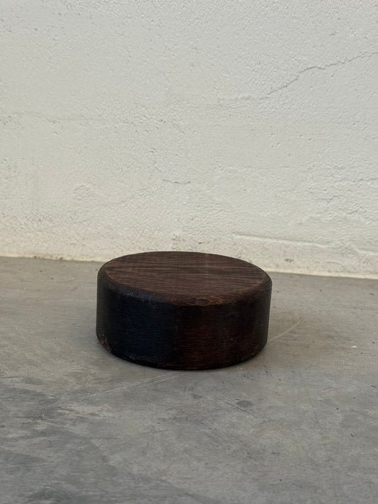 Small Wooden Candle Pedestal