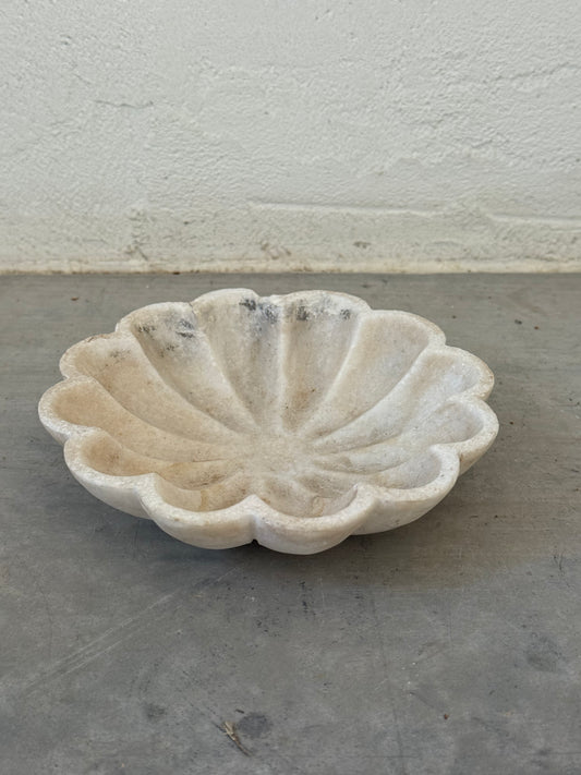 Marble Flower Platter