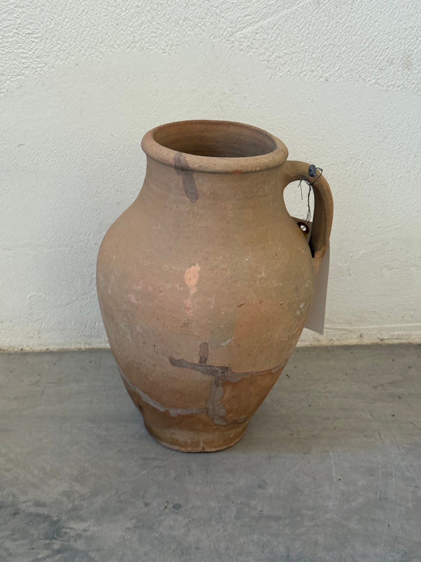 Unglazed Handled Pot