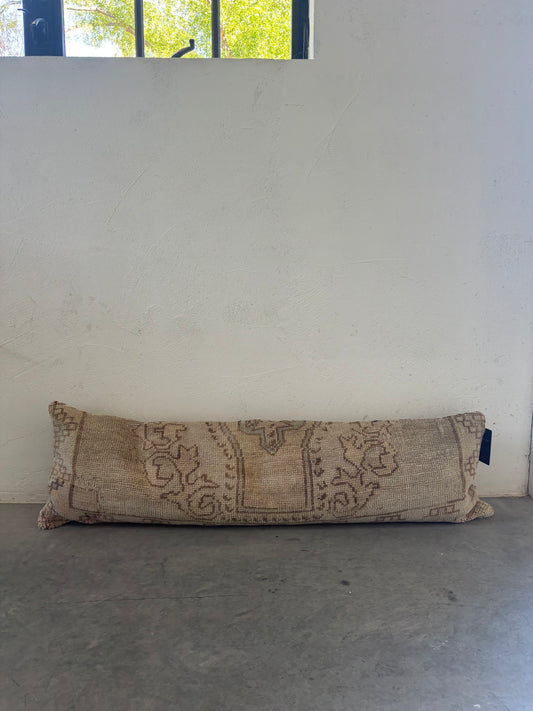 One of a kind 14x47 long lumbar pillow
