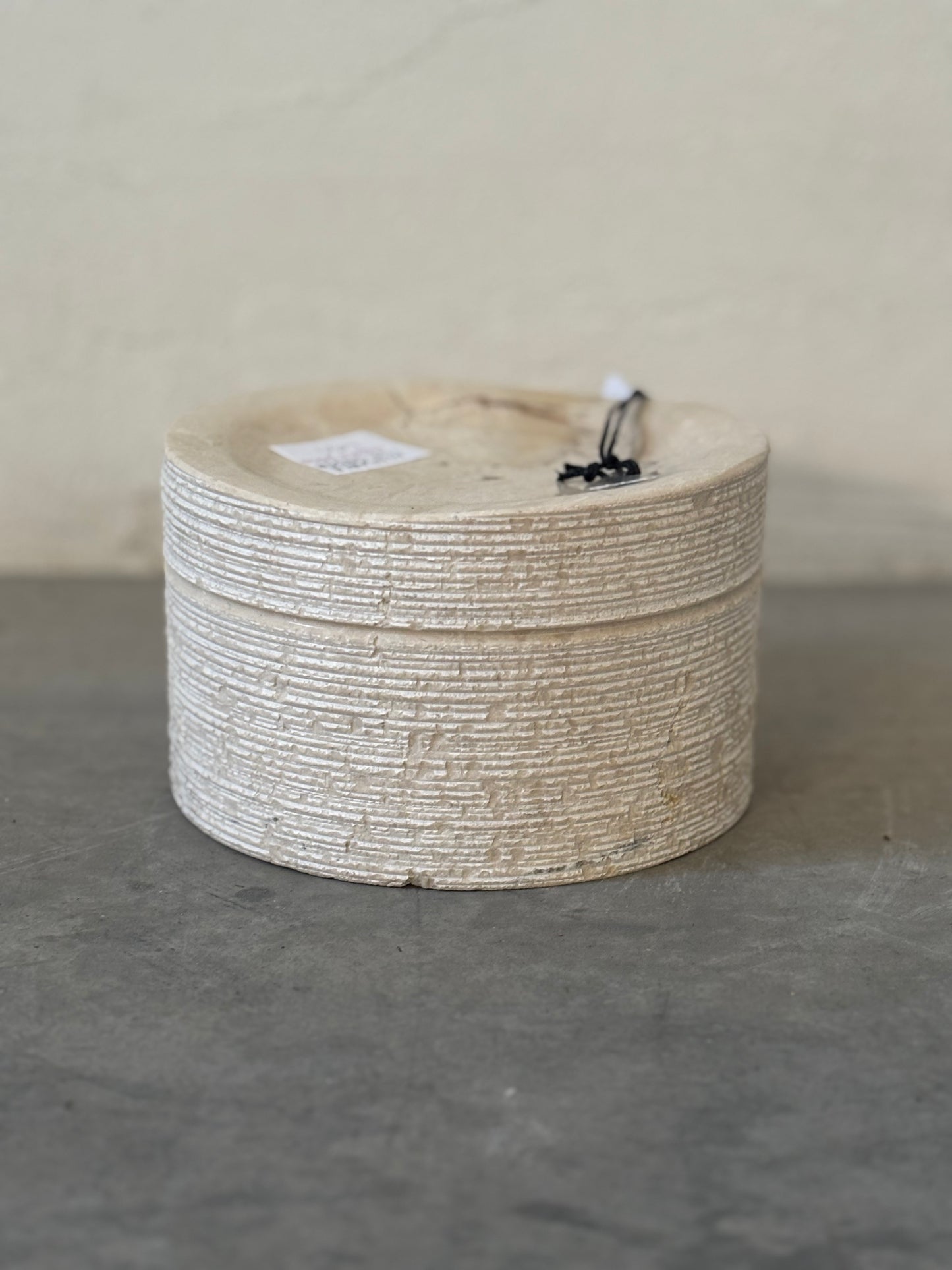 Hand Crafted Stone Canister