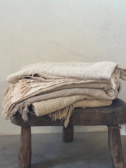 Hand Woven Throw Blanket