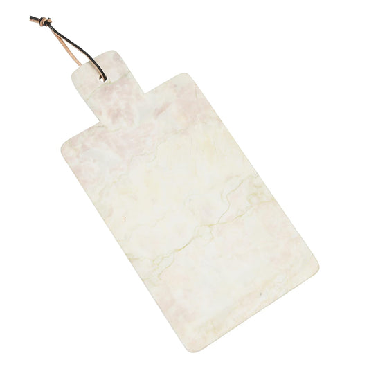 Marble Cheese/Cutting Board with Leather Tie