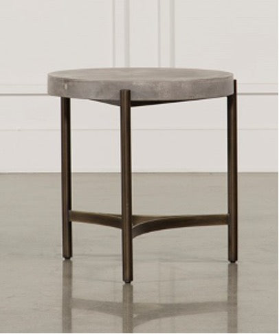 Stratus Side Table - Cement Top