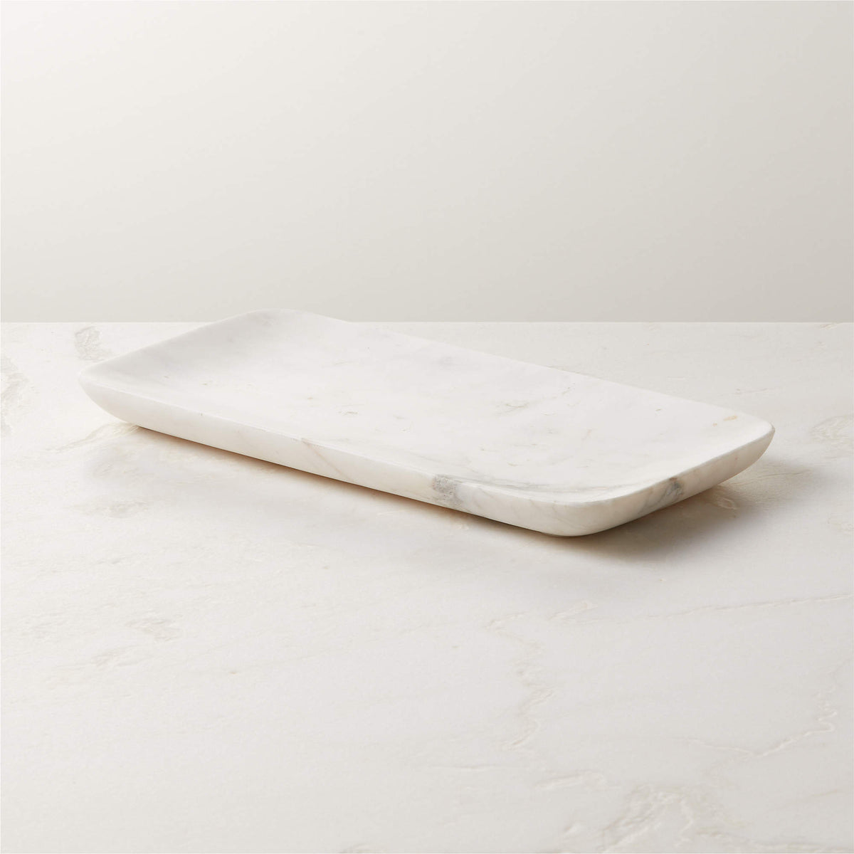 Nexus White Marble Tray