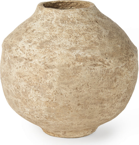 Paper Mache Pot Round