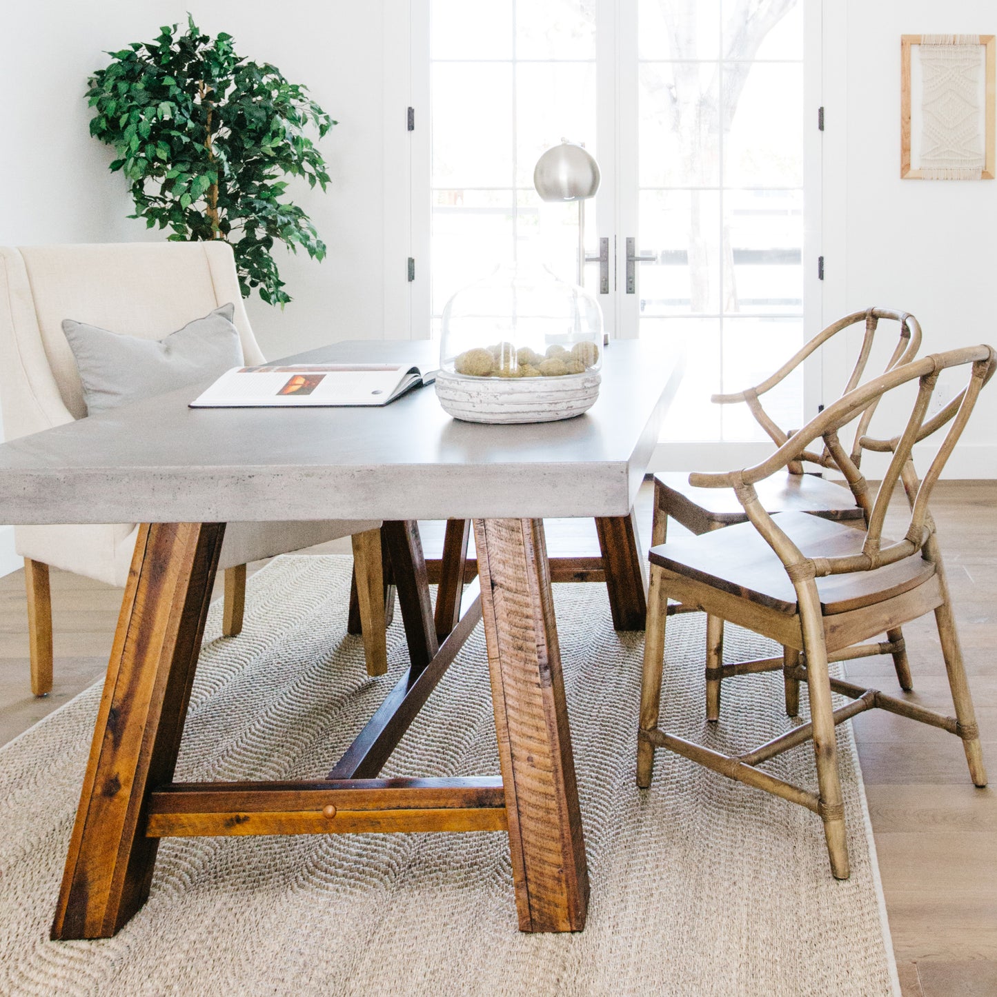 Rustic Wood Dining Chair