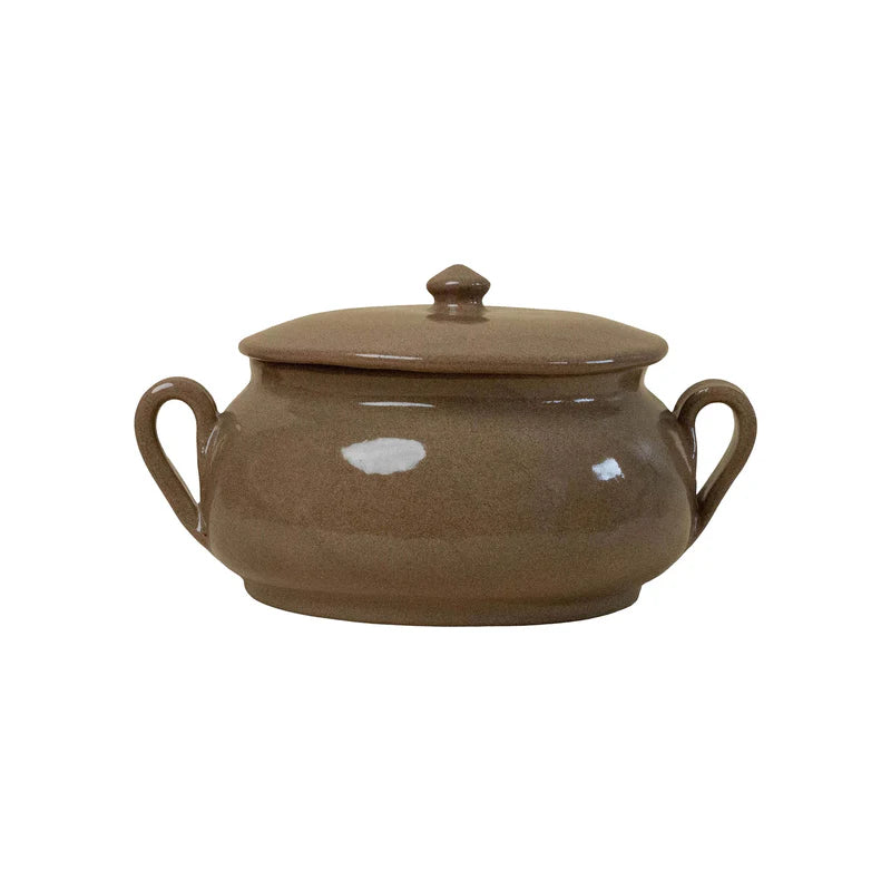 Brown Soup Pot
