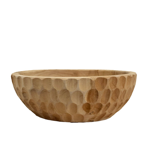 Teak Dimple Bowl