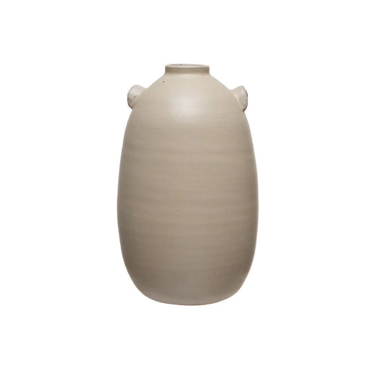 Terracotta Vase Matte Cream Color