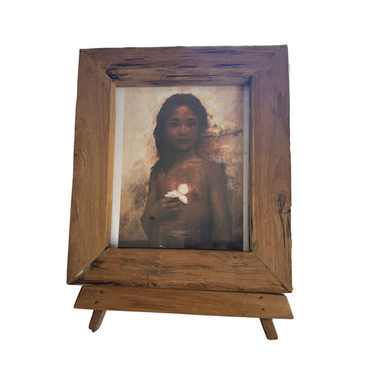 Wood Frame with Easel